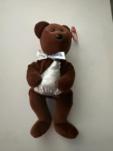 Retired Ty Beanie Babies, 2007 COCOA BEAN - Hershey's Kisses 100 Anniversary