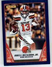 2019 Panini Sticker Cards Blue Odell Beckham Jr #34 /299 CLE