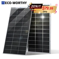 ECO-WORTHY Bifacial 195W Watt 12V Solar Panel Deals