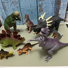 Lot Of 8 Greenbrier International Dinosaur Figures Toys Collectibles Educational