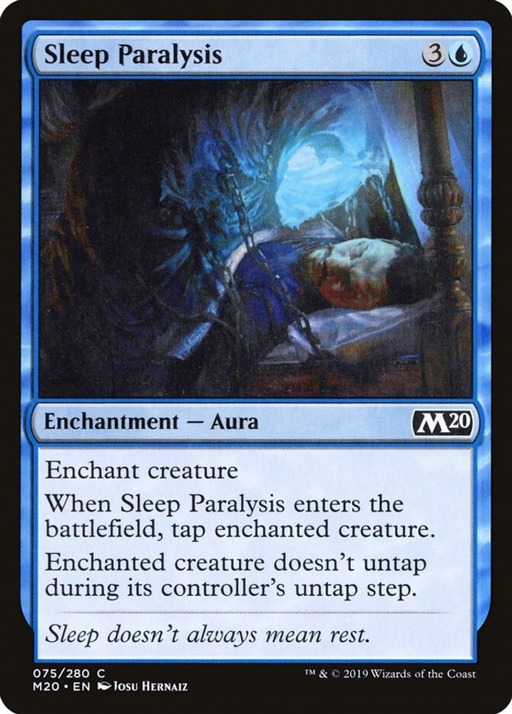 Sleep Paralysis [M20 - 75] Common NM Core Set 2020