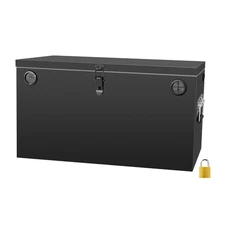 12V Battery Box Kit for Car RV Boat Trolling Motor Double Black