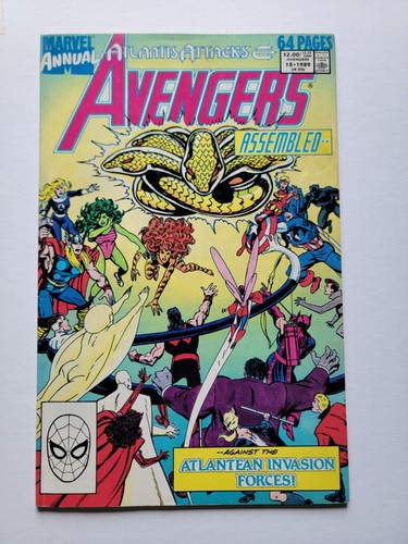 AVENGERS ANNUAL #18 1989 MARVEL COMICS  FINE PLUS CONDITION 