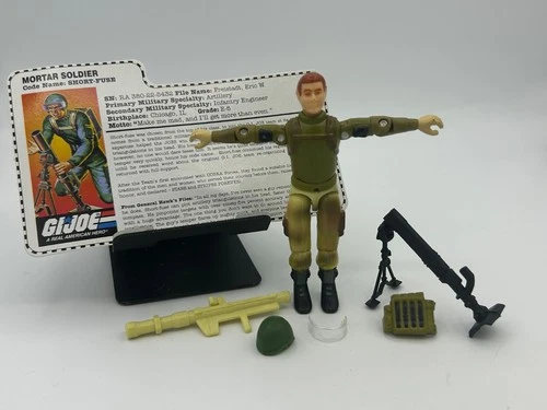 Vintage GI Joe 1997 Stars and Stripes Short Fuze 100% Complete w/ Filecard