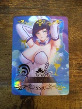 SSR Beautiful Waifu Card - Yelan - Goddess Story Genshin Impact FOIL