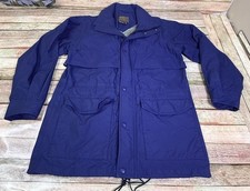 Vintage Eddie Bauer Gore-Tex Blue Vented Zipper Jacket Mens Medium Hooded