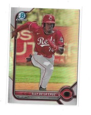2022 Bowman Draft - Chrome Elly De La Cruz #BDC-80 Refractor (RC)