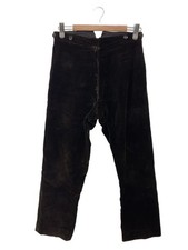 EURO VINTAGE Other French Work Estimated 30s-40s Corduroy Pants Suspender Used