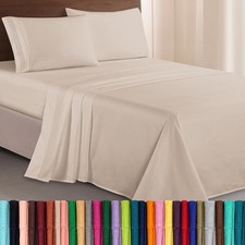 Luxurious 1500 Premium Hotel Quality Microfiber Three Line Embroidered Softest