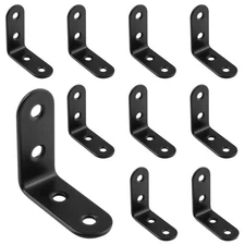 16pcs L Bracket Right Angle Corner Brace Stainless Steel 1.57 X 1.57 Inch Joint