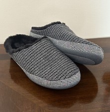 Tom s Sweater Knit Slip On Slippers Forged Iron Grey Women s Size 11
