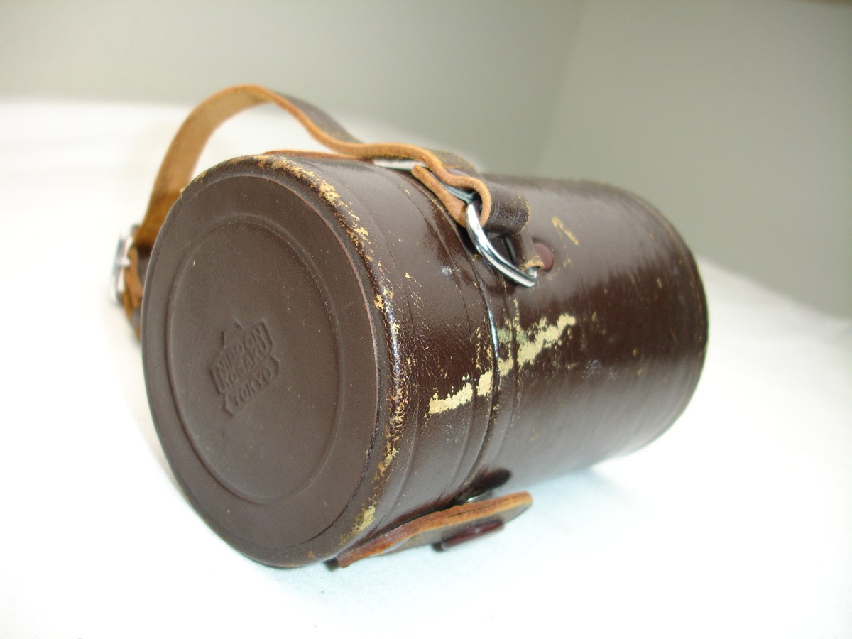 small long NIKON NIPPON Kogaku Tokyo LENS CASE , BROWN small long NIKON NIPPON Kogaku Tokyo LENS CASE , BROWN