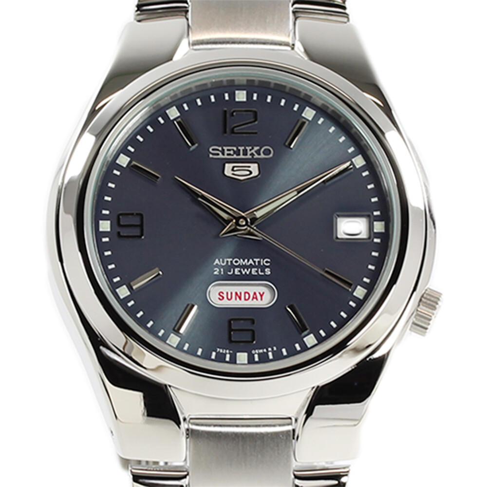 SEIKO SNK621K1 SNK621K Mechanical (Automatic) Analog Blue Gray