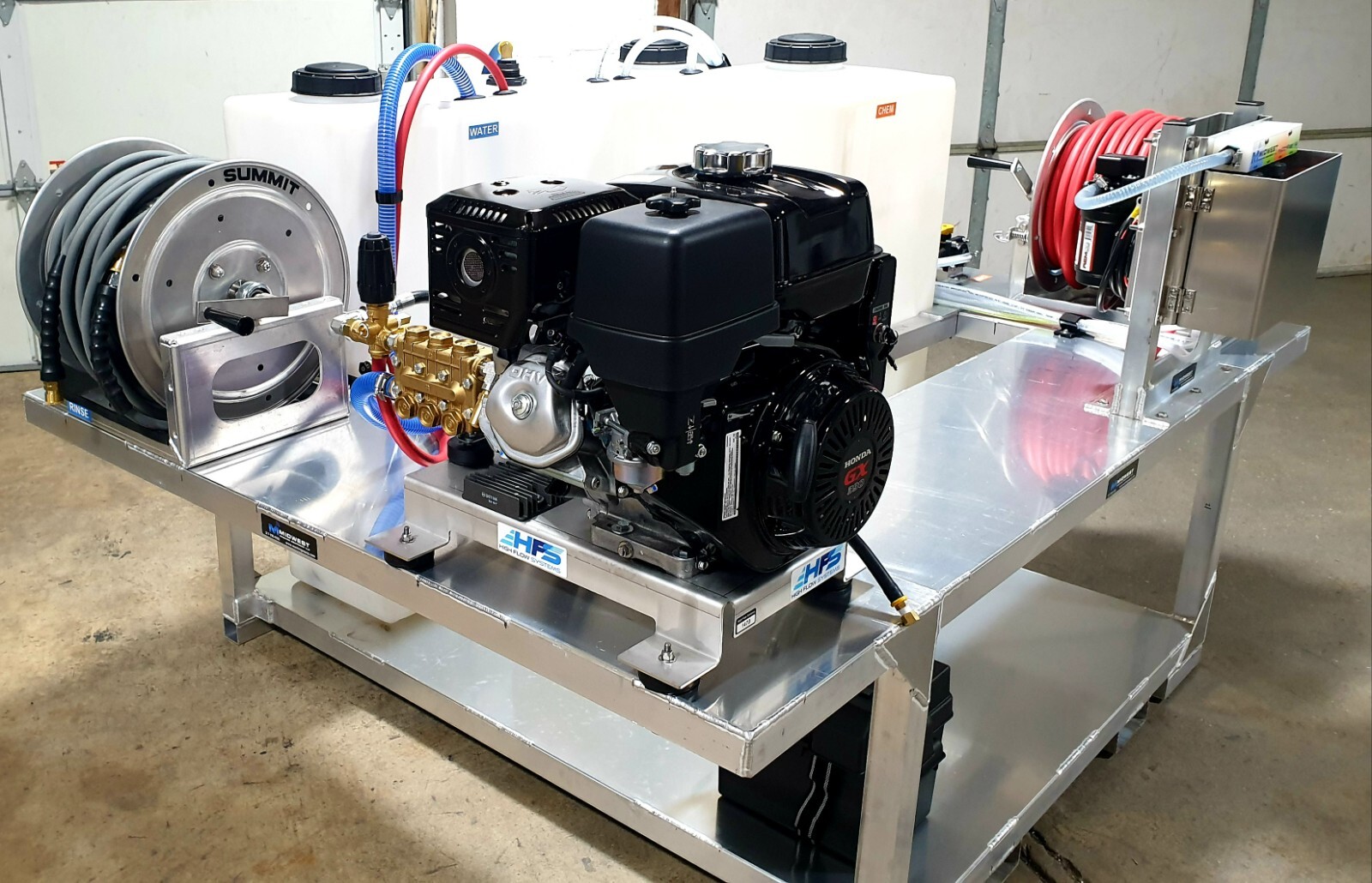 Midwest Washing Equipment Pressure Washer & Soft Wash Truck Skid eBay