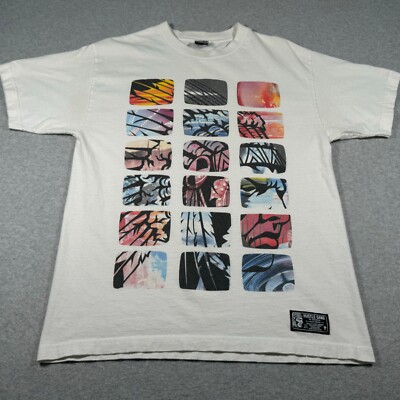Hustle Gang Shirt Adult Medium White Streetware Urban Clothing Records Mens