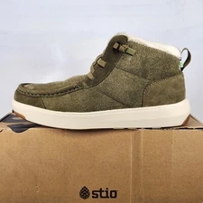 Size 8.5 - STIO Colter Chukka - Dark Olive - Womens