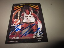 TAYLOR SOULE SIGNED AUTOGRAPHED 2023 HORIZON CHICAGO SKY TEAM ISSUED CARD ROOKIE
