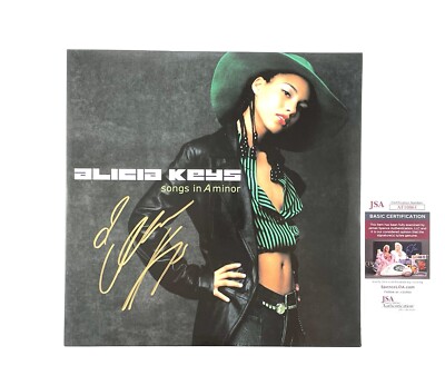 Alicia Keys Hand Signed Autographed Songs In A Minor Vinyl Record
