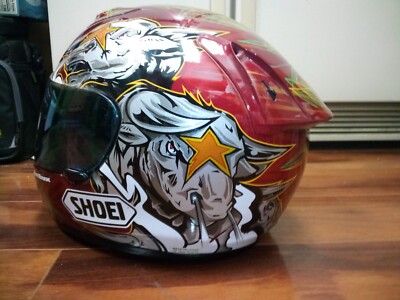 Shoei X-eleven X-11 E-Boz TC-2 Helmet Red Bulls Airtrix Excellent