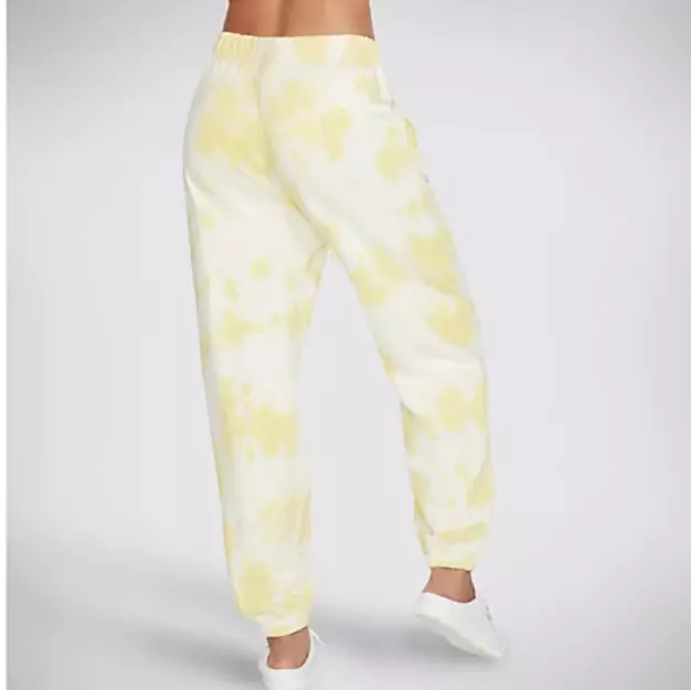 Skechers - BOBS Purrrfect Tie-Dye Joggers Pants - Yellow - XL