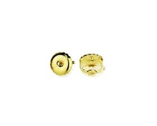 14k Yellow or White Gold Screw-Back Screwpost Earring Replacement Backing / Pair