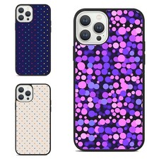 For Samsung Galaxy Apple iPhone 14 15 big aesthetic polka dot Unique Cover