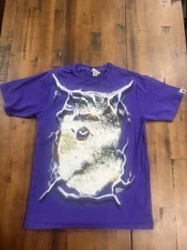 A Bathing Ape Mens L Purple Single Stitch A Bapeavy Metal 