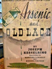 SCARCE 1ST IN DJ ARSENIC AND OLD LACE BY KESSELRING CARY GRANT signature laid in