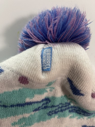 10 Barrel Brewing Co Beanie Hella Big Air Retro Pattern Design Street Portland - Picture 2 of 4