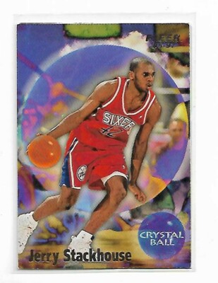 NBA Playercard - 96-97 Fleer EUROPEAN - Jerry Stackhouse - 76'ers #307