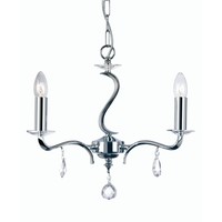 Oaks Lighting 227/3 Ch Cobra 3 Light Pendant Chrome - 227/3 Ch Oaks Lighting 227/3 Ch Cobra 3 Light Pendant Chrome - 227/3 Ch