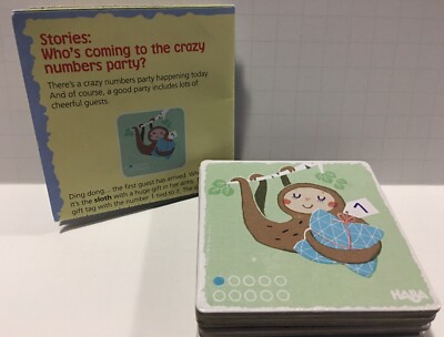 HABA Gift Cube CRAZY COUNTING PARTY Game Replacement Parts FULL SET of 10 CARDS