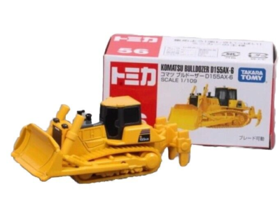 TAKARA TOMY TOMICA #56 KOMATSU BULLDOZER D155AX-6 1/109 SCALE NEW