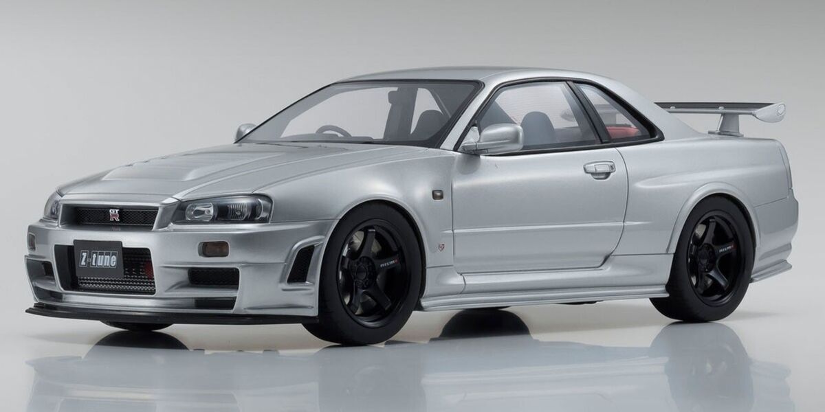 Kyosho 1/12 Nissan Skyline GT-R (R34) Nismo Z-Tune (Silver Kyosho 1/12 Nissan Skyline GT-R (R34) Nismo Z-Tune (Silver