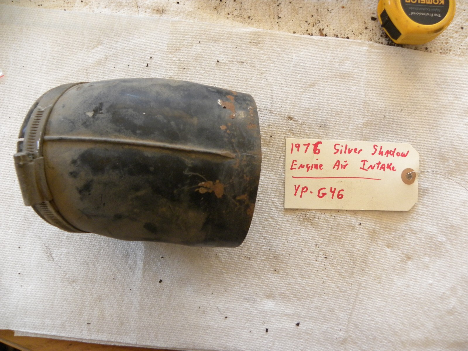 1976 Rolls Royce Silver Shadow Bentley T Intake Air Duct to Carburetor  ..YP-G46
