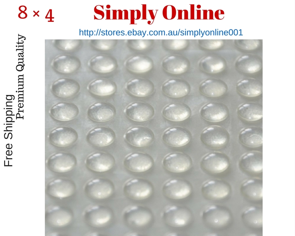Self Adhesive Clear Silicone Gel Round Door Bumper Pads Feet eBay