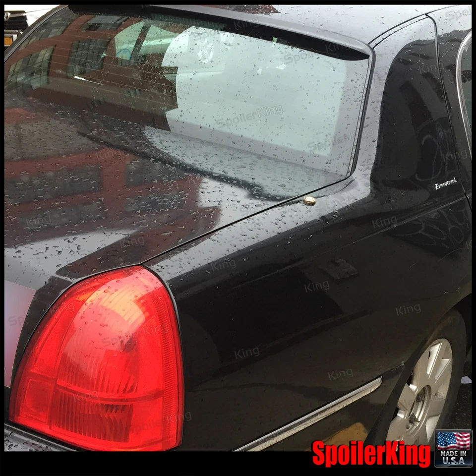 (284R) Rear Roof Spoiler Window Wing (Fits: Lincoln Town Car 1998-11 all LTC) - Image 2 of 4