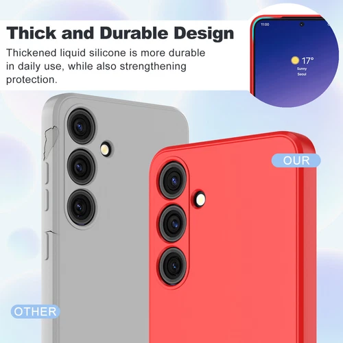 For Samsung Galaxy S24 Ultra Plus Liquid Silicone Case Shockproof Rugged Cover - Picture 12 of 56