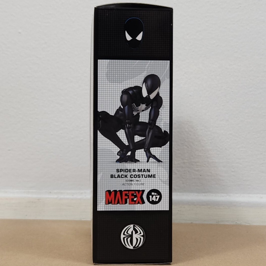 MAFEX No.147 SPIDER-MAN BLACK COSTUME COMIC Ver. Medicom Toy MAFEX No.147 SPIDER-MAN BLACK COSTUME COMIC Ver. Medicom Toy