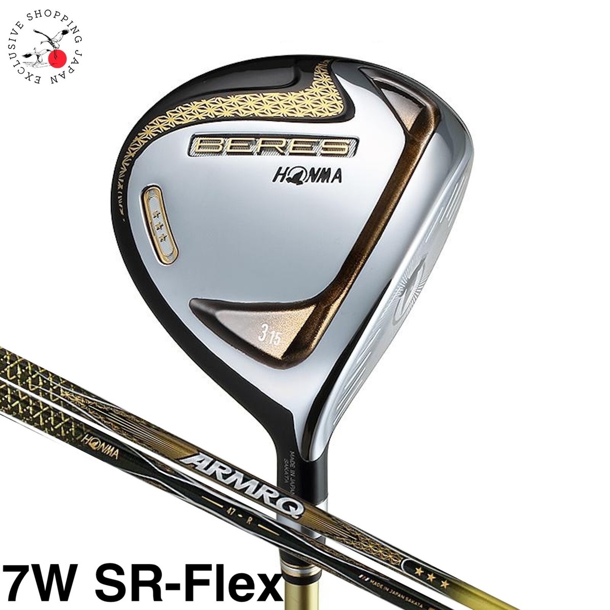 HONMA Golf Men Beres 07 2019 Fairway Wood 7W 3S 3 Star ARMRQ 47