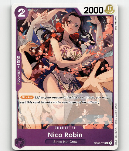 One Piece Chinese Card Game Championship 25-26 Autumn Prize Nico