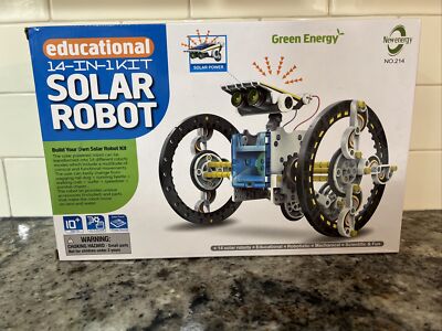 Green Energy STEM 14-in-1 Educational Solar Robot Kit for Kids