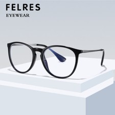 Unisex TR90 Retro Round Anti Blue Light Eyeglasses Fashion Glasses Frames Hot