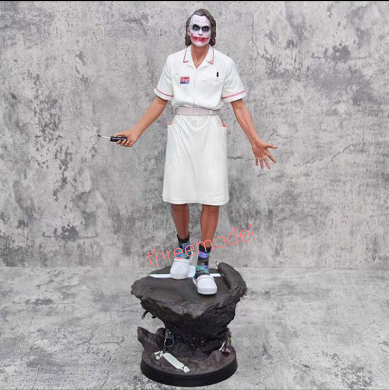 Dark Knight Joker Nurse Suit Film Scene Collectible Model GK