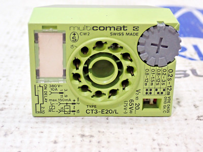 Multicomat Time Cube CT3-E20/L 65V Time Delay relay