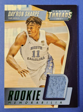 2021 Chronicles Draft Picks #TRM-DS Day'Ron Sharpe Threads Rookie Memorabilia