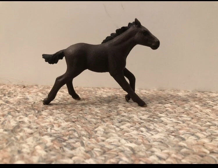 Schleich Advent Calendar Dark Brown Mustang Foal Horse | eBay