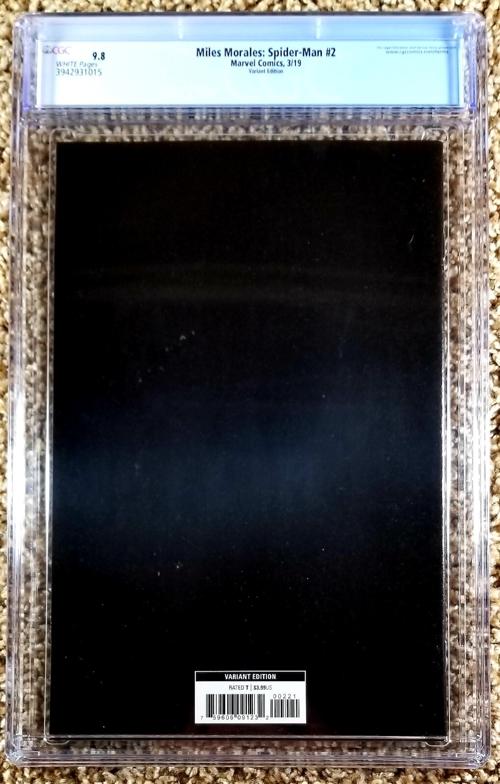Miles Morales Spider-Man #2 CGC 9.8 1:25 Takeda Variant HTF Stan Lee Tribute