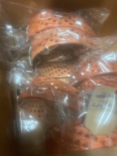 wide HEART HARD HEADBAND RUST cutout see thru 1.5" Salmon Rust color 3