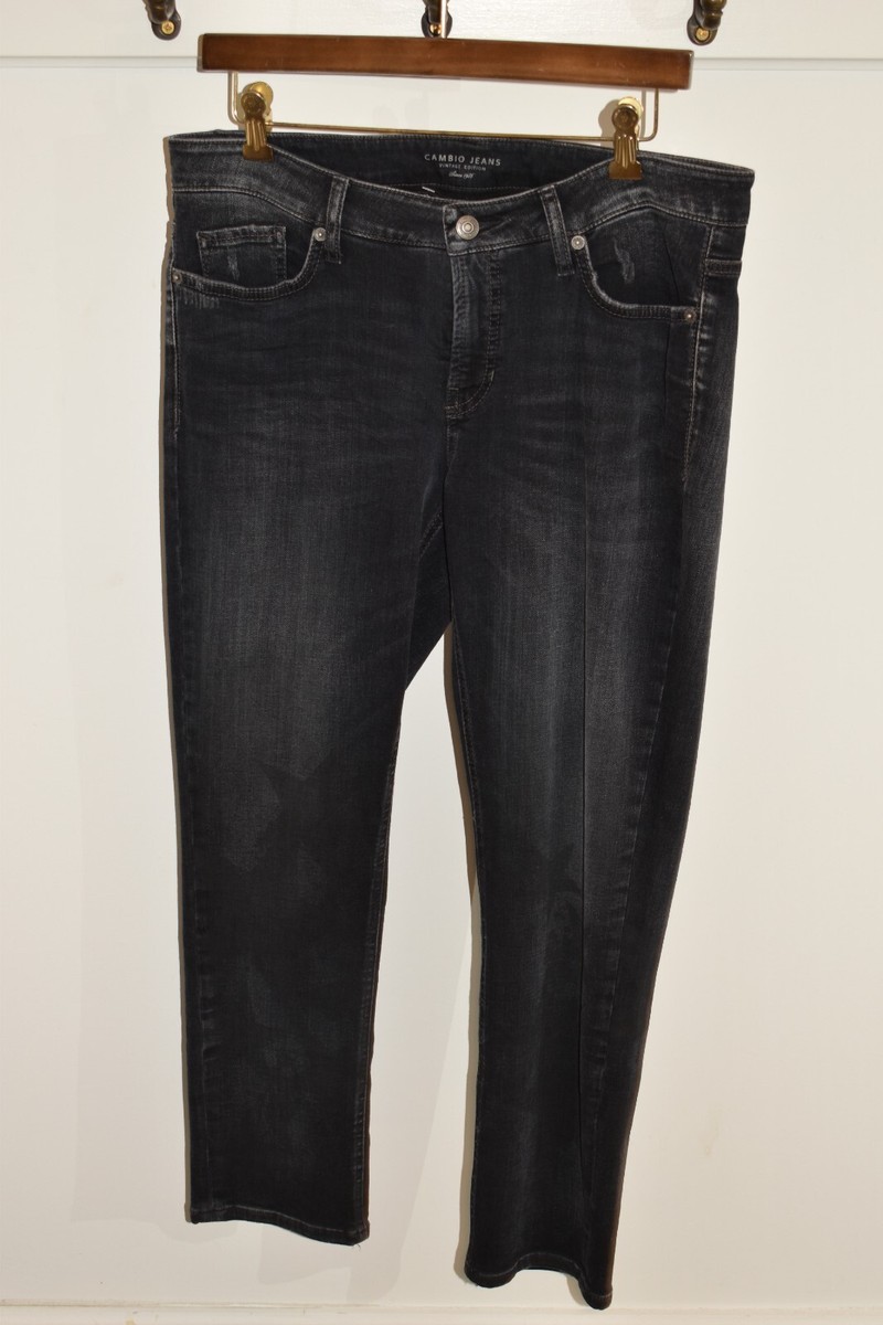 NWOT * CAMBIO * Vintage Edition Black Denim Cotton Womens Pants  display picture 1